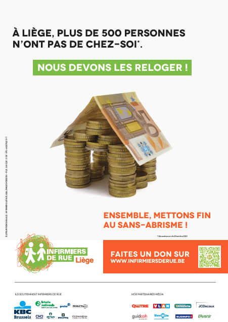 A Liège, 500 personnes san-abri, il faut les reloger!